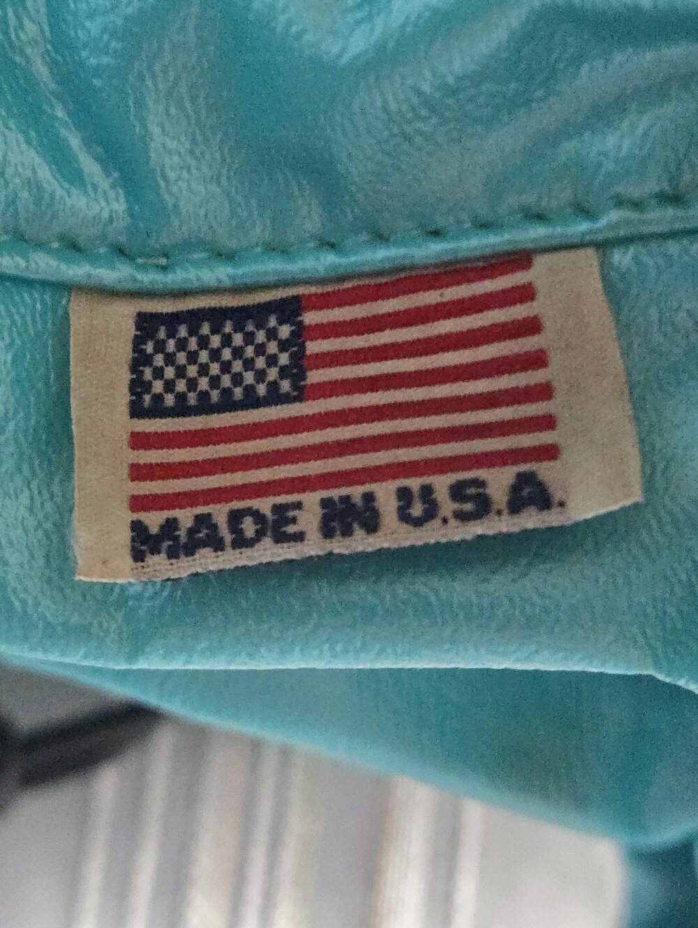 Mom's Bingo Bag Vintage 90s Teal Pleather 10 Dauber Pockets Bonus Bag Inside USA - Picture 9 of 9